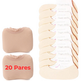 Meias Invisíveis Antiderrapantes - Frete Grátis Hoje