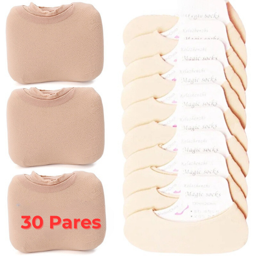 Meias Invisíveis Antiderrapantes - Frete Grátis Hoje