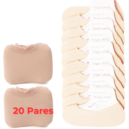 Meias Invisíveis Antiderrapantes - Frete Grátis Hoje