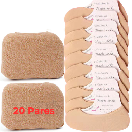 Meias Invisíveis Antiderrapantes - Frete Grátis Hoje