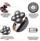 Barbeador elétrico recarregável 5 em 1