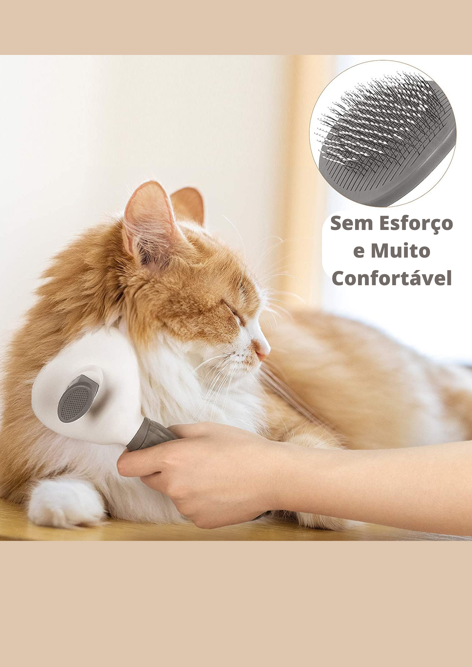 Escova de limpeza para cães e gatos