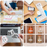 Papel e Adesivo Para Mini Impressora Térmica Bluetooth